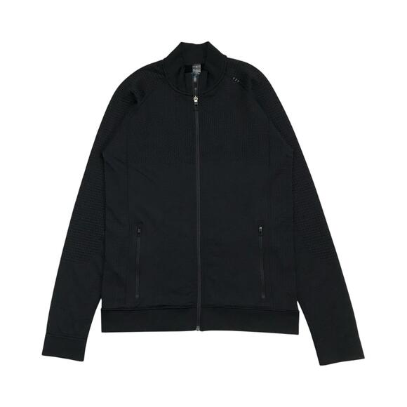 Lululemon Engineered Warmth Jacket Mens Medium M Black Outdoor Merino Wool Blend - Picture 1 of 4